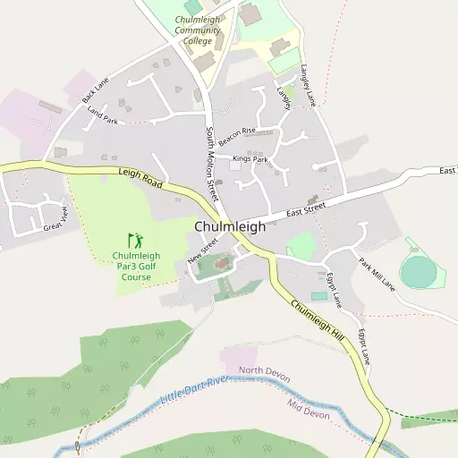 Map of Chulmleigh