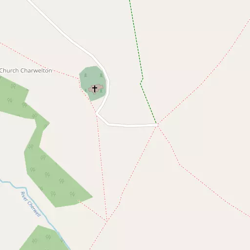 Map of Church Charwelton