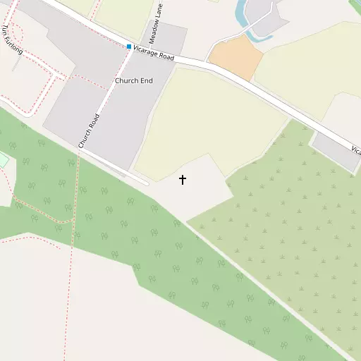 Map of Church End