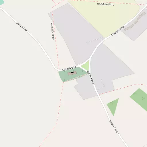 Map of Church End