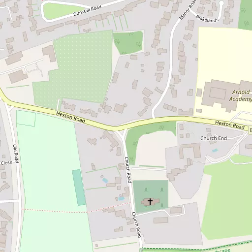 Map of Church End