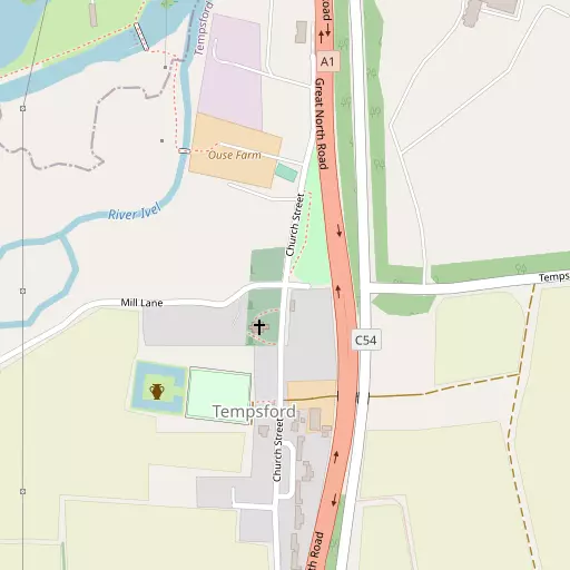 Map of Church End