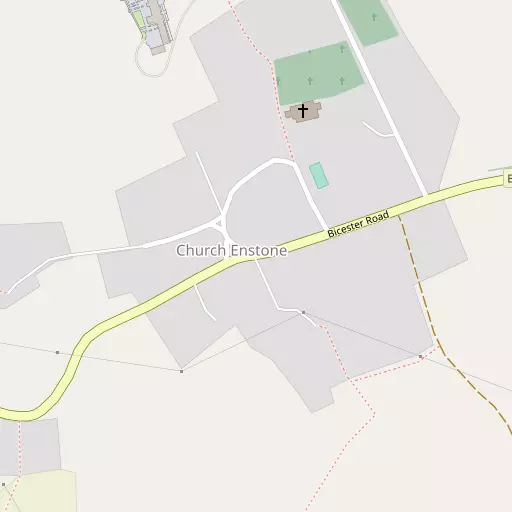 Map of Church Enstone