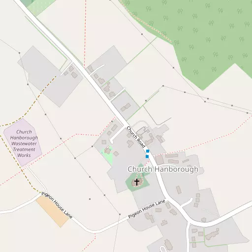Map of Church Hanborough