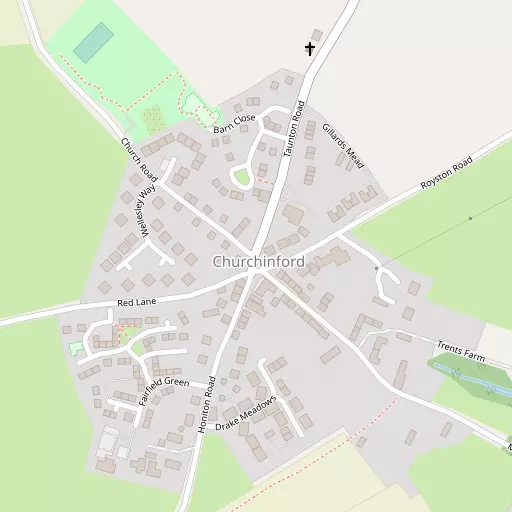 Map of Churchinford
