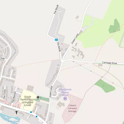 Map of Clapham Green