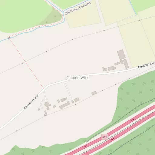 Map of Clapton Wick