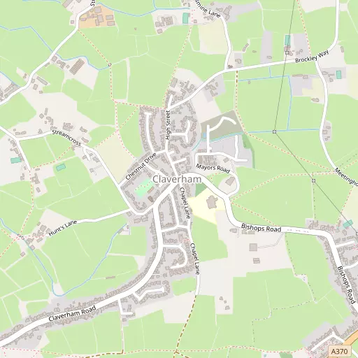 Map of Claverham