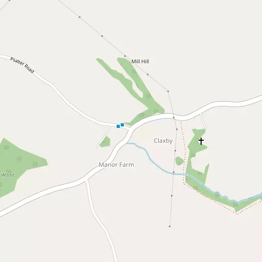 Map of Claxby St Andrew