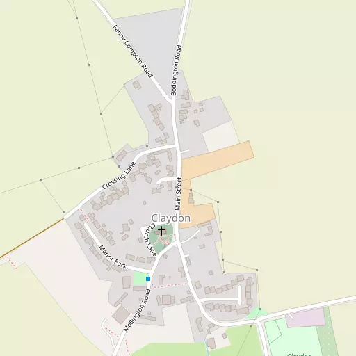 Map of Claydon