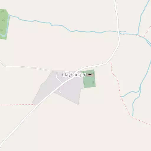 Map of Clayhanger
