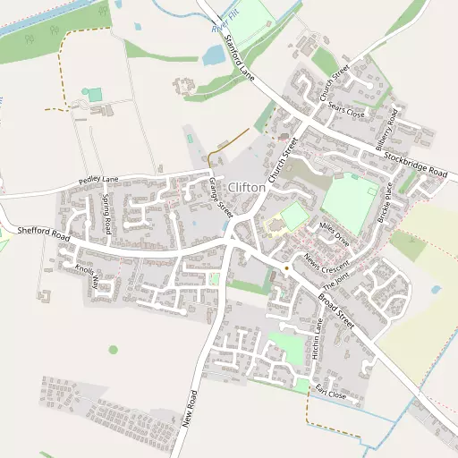 Map of Clifton