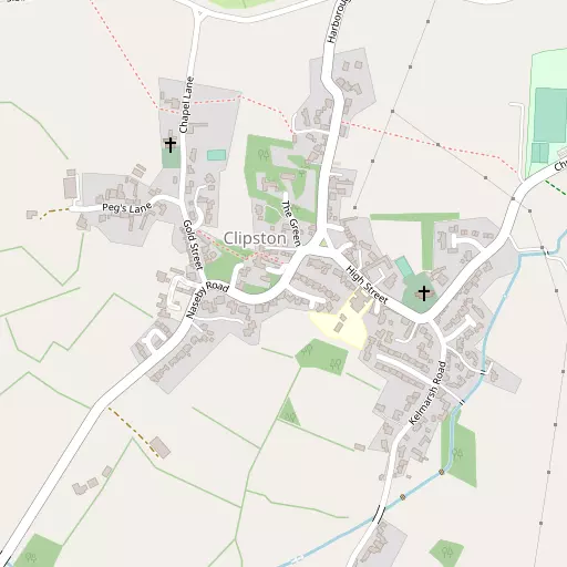 Map of Clipston
