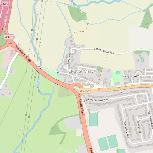 Map of Clyst St Mary