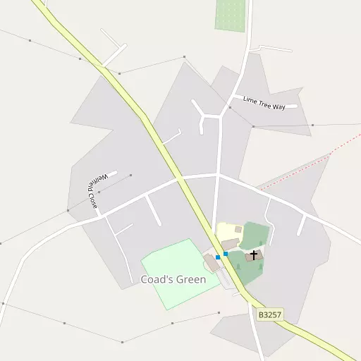 Map of Coad's Green