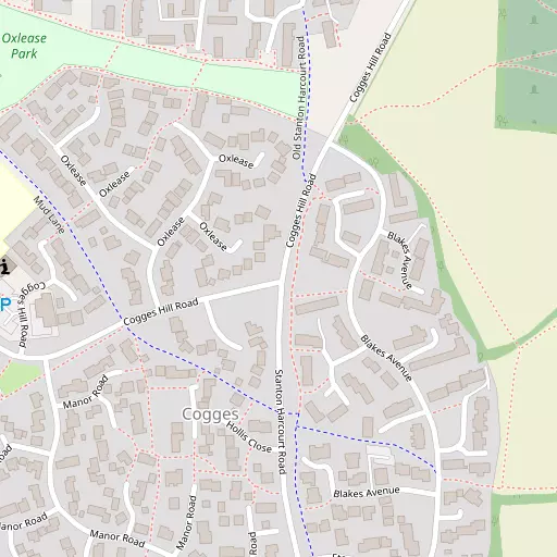 Map of Cogges