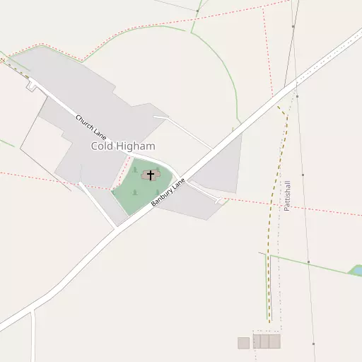 Map of Cold Higham