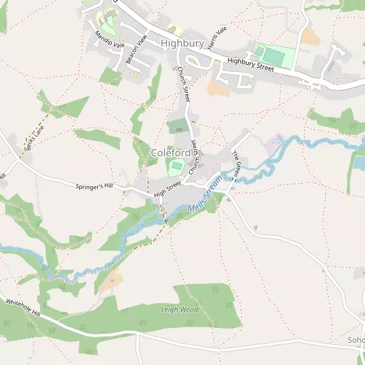 Map of Coleford