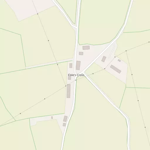 Map of Cole's Cross