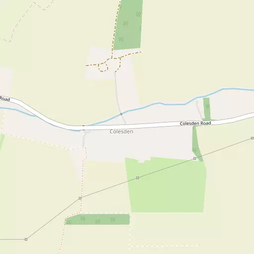 Map of Colesden