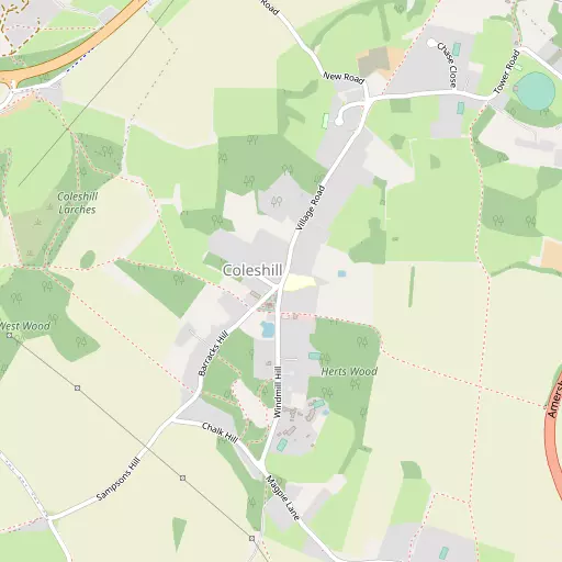 Map of Coleshill