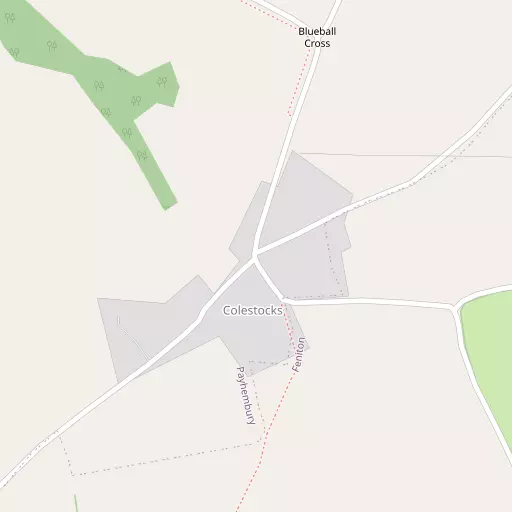 Map of Colestocks