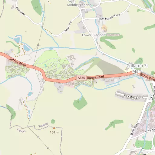 Map of Collaton St Mary