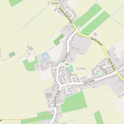 Map of Colne