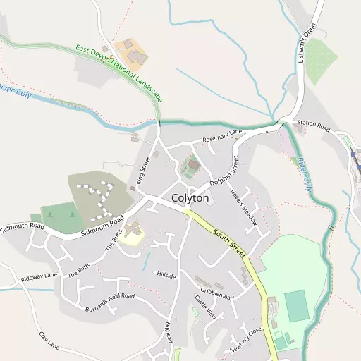 Map of Colyton