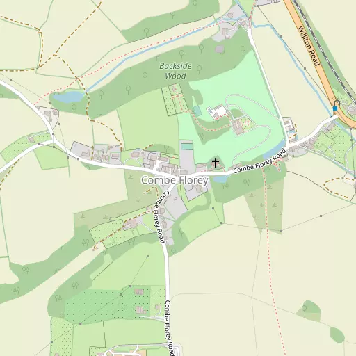 Map of Combe Florey