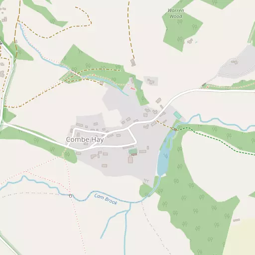 Map of Combe Hay