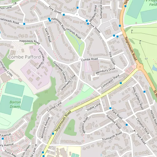 Map of Combe Pafford