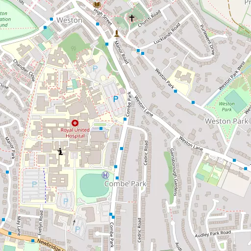 Map of Combe Park
