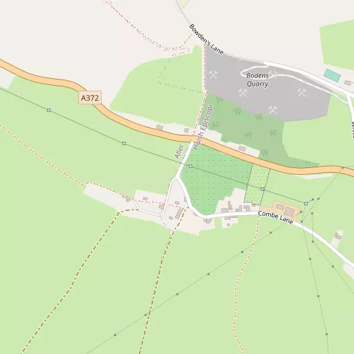 Map of Combe