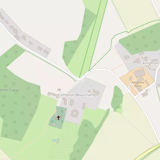 Map of Compton Beauchamp