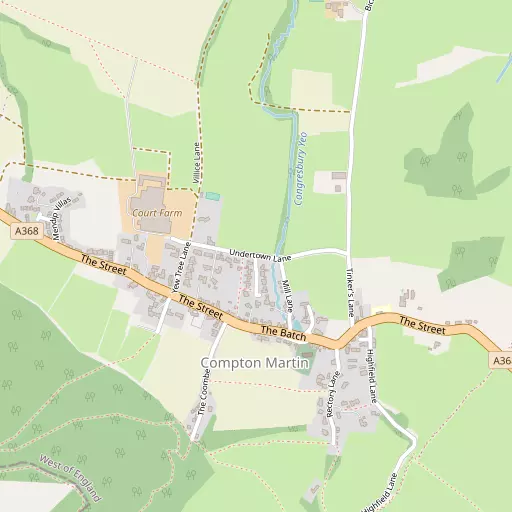 Map of Compton Martin