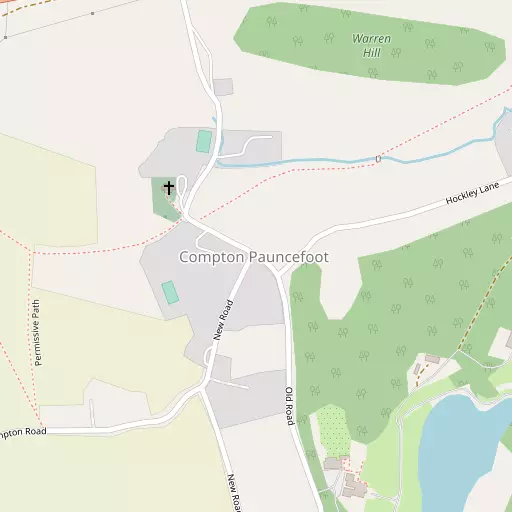 Map of Compton Pauncefoot