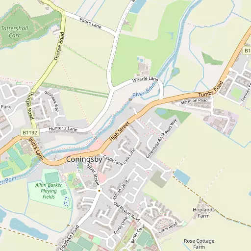 Map of Coningsby