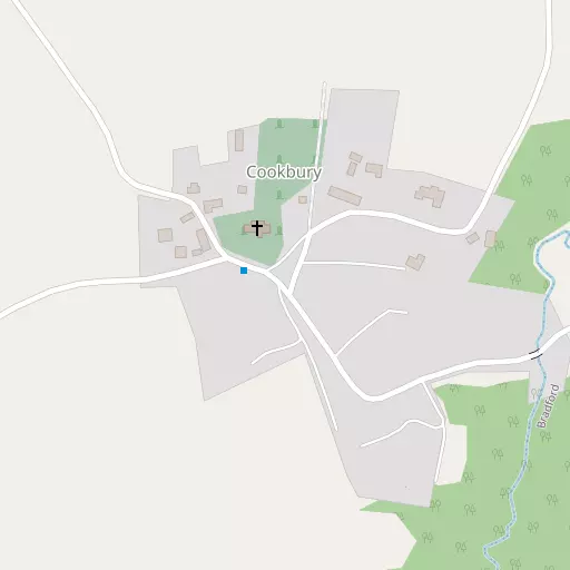Map of Cookbury