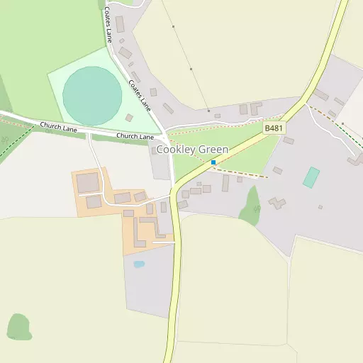 Map of Cookley Green