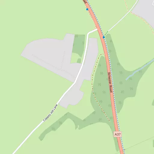 Map of Coppits Hill
