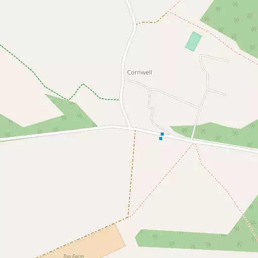 Map of Cornwell