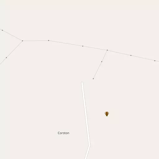 Map of Corston