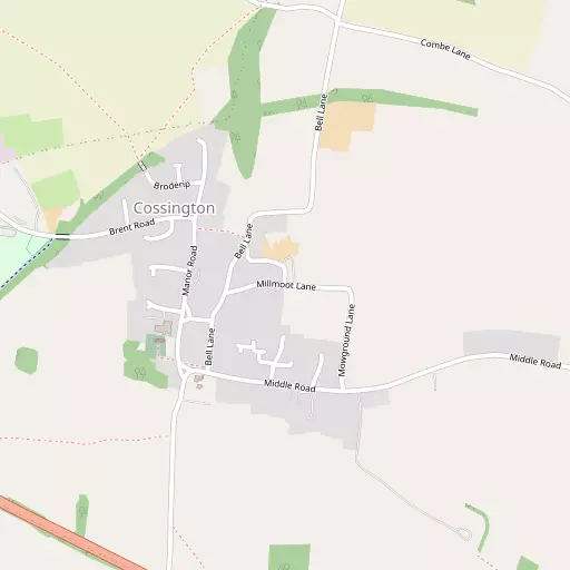 Map of Cossington