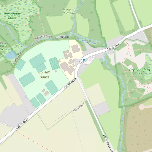 Map of Cothill