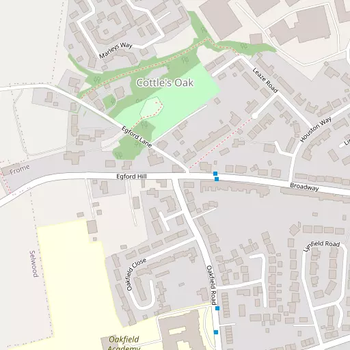 Map of Cottle's Oak