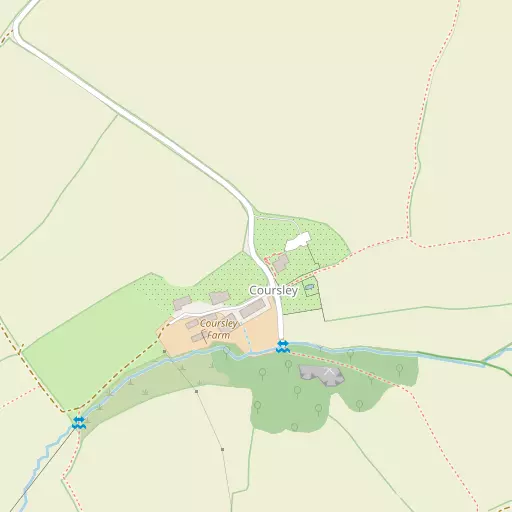 Map of Coursley