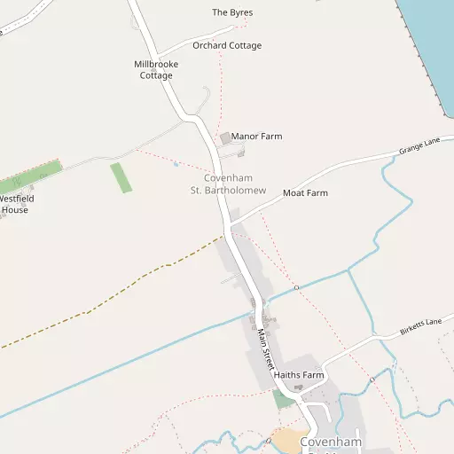 Map of Covenham St Bartholomew