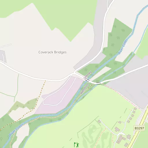 Map of Coverack Bridges