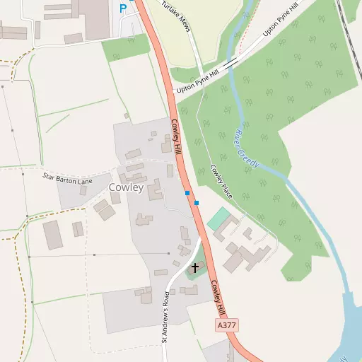 Map of Cowley